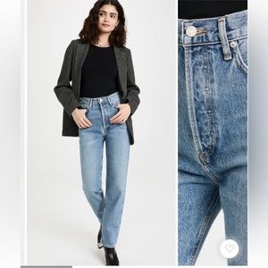 Agolde 90s Pinched Waist Straight Jeans - Size 27